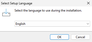 Select Setup Language